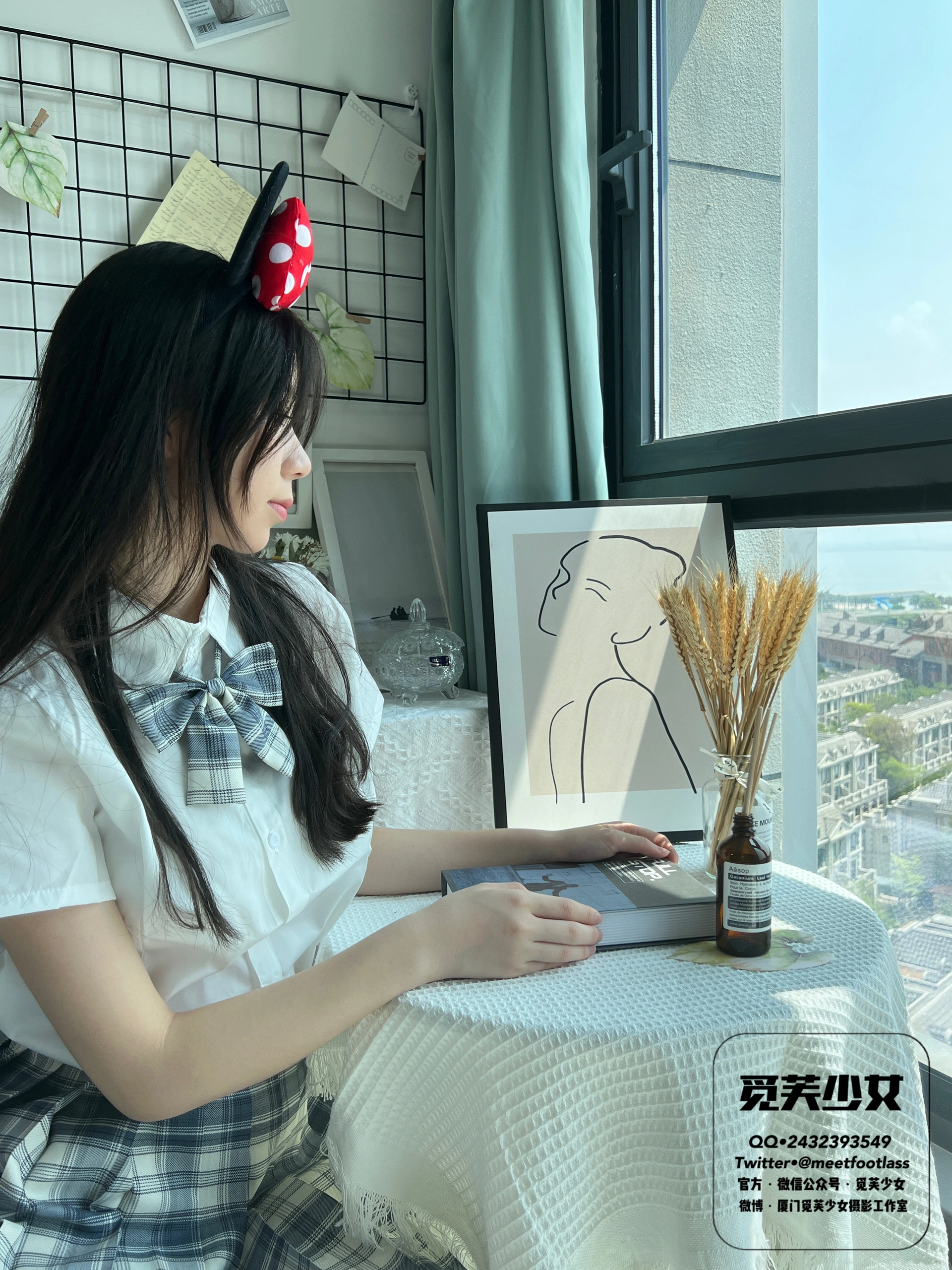 [觅芙少女]NO.003 风中摇曳的JK制服与18岁的青春一起绽放 1